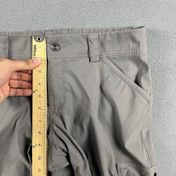 Duluth Pants Womens 8 Gray Dry on the Fly Capris Cargo Nylon Hiking Outdoor - Picture 4 of 5